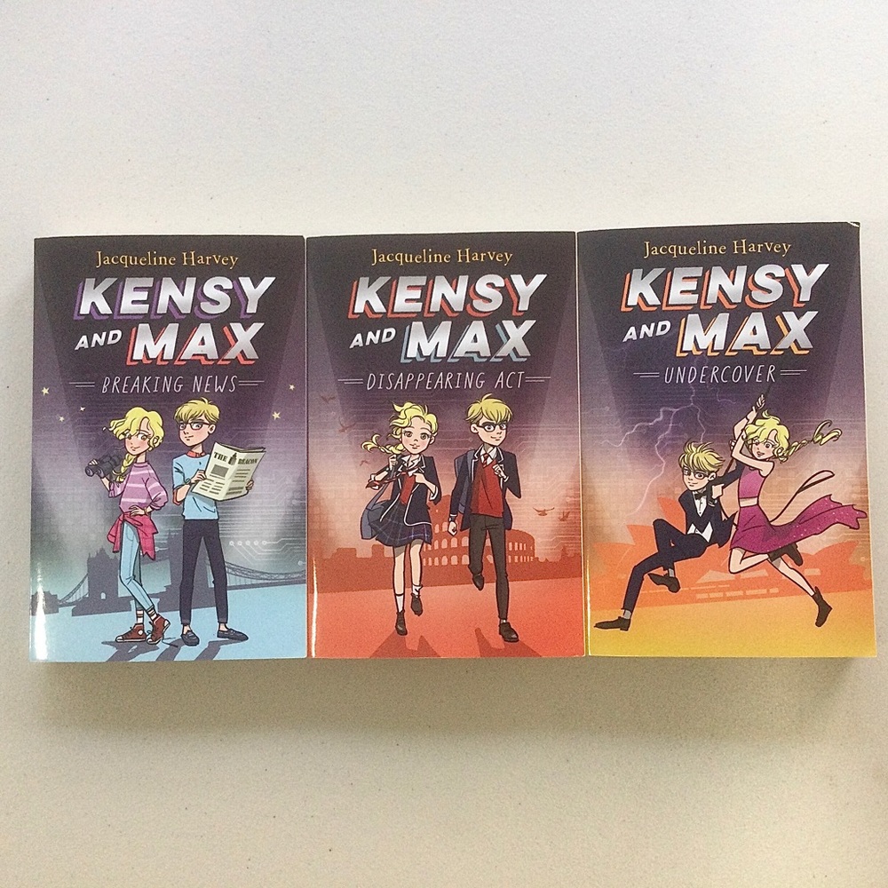 Kensy and Max Book Lot Vol 1-3 Jacqueline Harvey